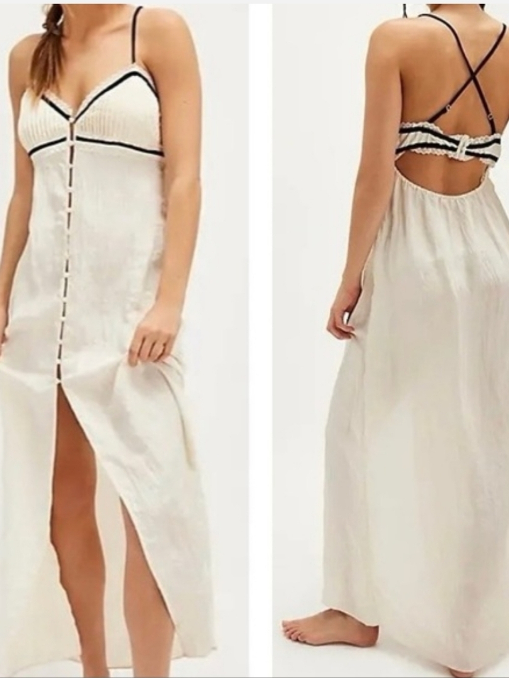 Free People NWOT Brighter Days Maxi Slip Small